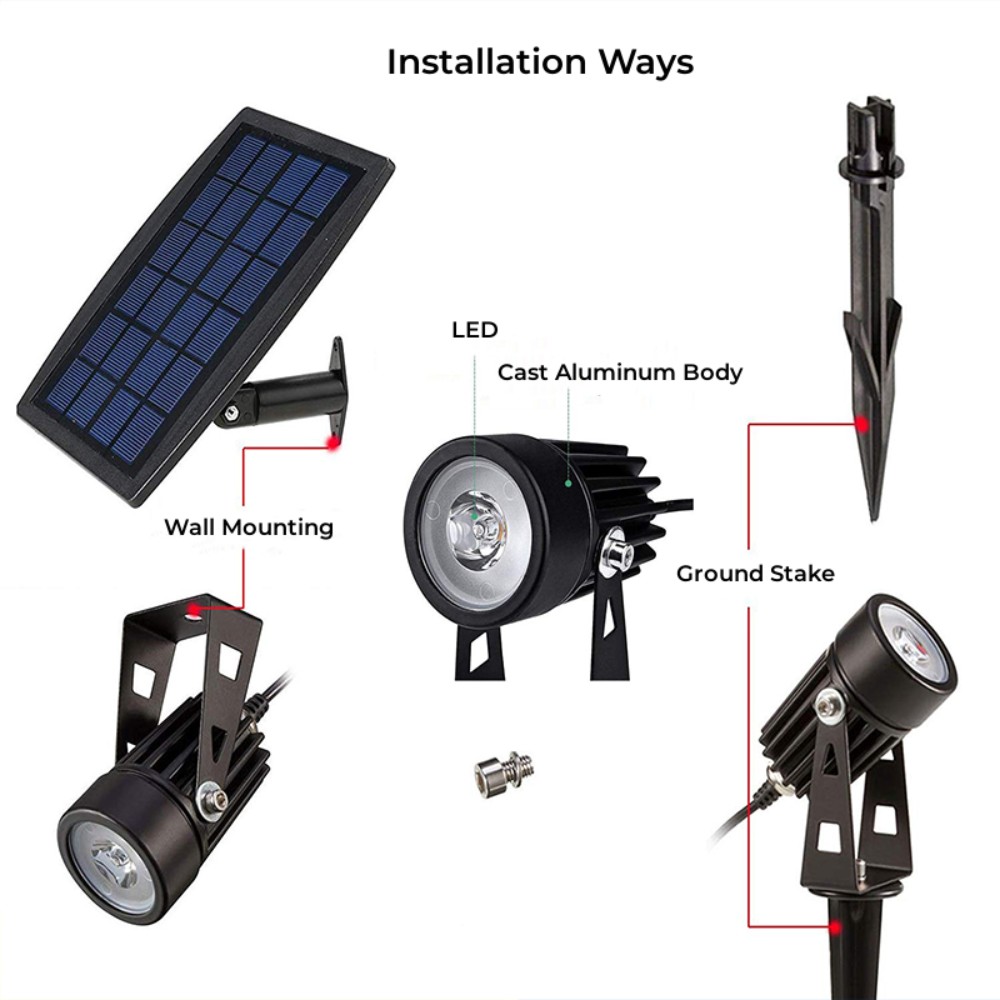 Solar Courtyard Lawn Lamp