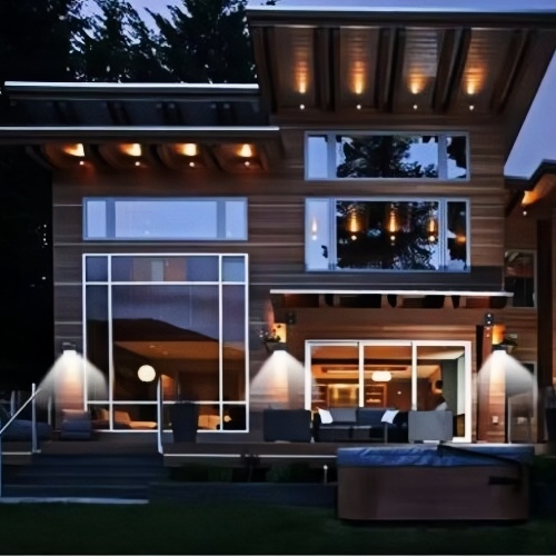 Solar Security Wall Light